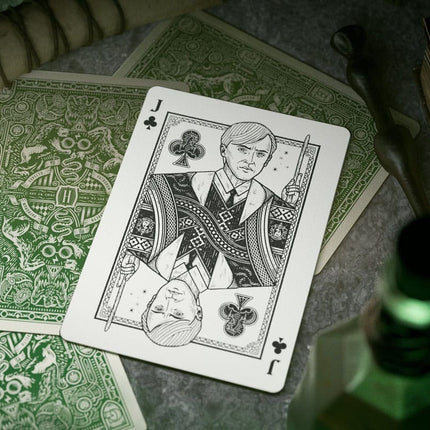 Harry Potter Spillekort – Grøn Version (Slytherin)